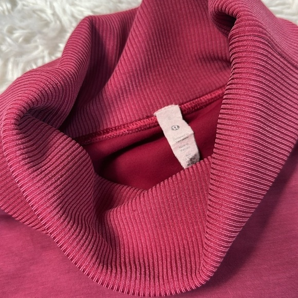 Lululemon Softstreme Turtleneck Pullover Pomegranate - Picture 4 of 8